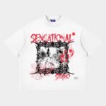 SENSATIONAL Asking Boxy Tee Oversize Heavyweight Cotton 16s