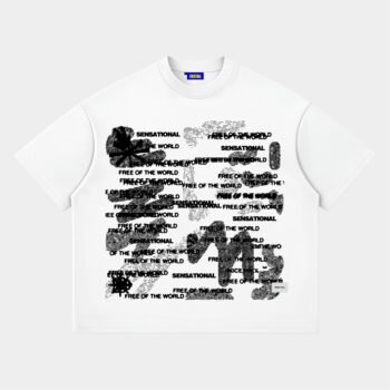 SENSATIONAL World Tshirt Boxy Oversize Heavyweight cotton 16s